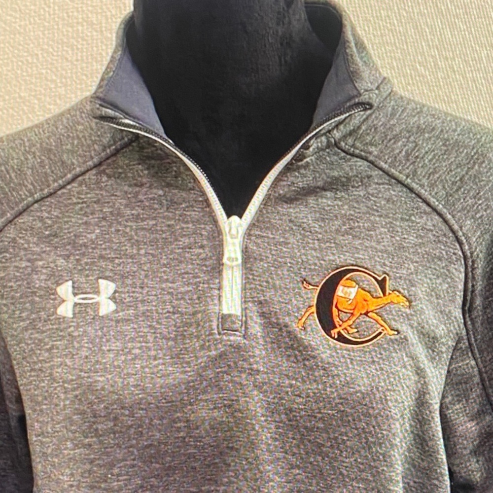 Under Armour Charcoal Zip Up Sweater